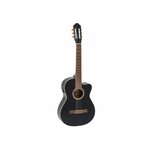 DIMAVERY CN-600E Classical Guitar, black
