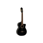 DIMAVERY CN-600E Classical guitar, schwarz