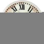 Wandklok NeXtime dia. 43 x 4.2 cm, glas, wit, 'Romana'