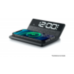 Lenco CR-520SI - Wekkerradio met USB-ingang - Dubbel alarm - Zilver