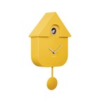 Karlsson wandklok Modern Cuckoo 41 x 21,5 cm staal wit