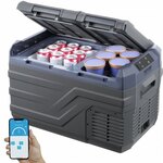 VEVOR draagbare koelkast met vriesvak auto 95L Dual Zone draagbare 80W koelbox
