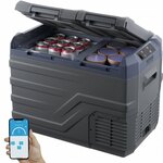 VEVOR draagbare koelkast met vriesvak auto 45L enkele zone 60W koelbox reizen