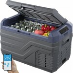 VEVOR Draagbare koelkast met vriesvak Auto 40L Dual Zone 60W koelbox Camping