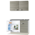 Kitchenette 100cm Vigo incl mini inbouw koelkast RAI-2251