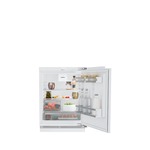 Single keuken Wit 150 cm incl. rvs spoelbak, koelkast en e-kookplaat en afzuigkap HRG-7400