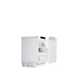 Single keuken Wit 150 cm incl. rvs spoelbak, koelkast en e-kookplaat en afzuigkap HRG-7400