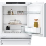 Single keuken Wit 150 cm incl. rvs spoelbak, koelkast en e-kookplaat en afzuigkap HRG-7400