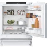 Single keuken Wit 150 cm incl. rvs spoelbak, koelkast en e-kookplaat en afzuigkap HRG-7400
