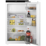 Single keuken Wit 150 cm incl. rvs spoelbak, koelkast en e-kookplaat en afzuigkap HRG-7400