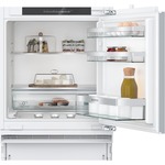 Single keuken Wit 150 cm incl. rvs spoelbak, koelkast en e-kookplaat en afzuigkap HRG-7400