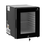 Minibar - 25 l - glazen deur - zwart - Royal Catering
