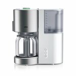 Braun kf5120wh koffiezetapparaat rvs/wit