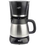 Clatronic KA 3328 Koffiezetapparaat Zwart, Zilver 870 W Capaciteit koppen: 10 Met thermoskan