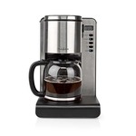Nedis KACM280EAL Koffiezetapparaat Aluminium/Zwart