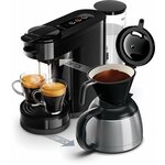 Philips Home Daily Collection HD7462/20 Koffiezetapparaat Zwart, Metaal Capaciteit koppen: 15 Glazen kan