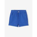 Babyshort in katoengaas koningsblauw