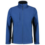 Tricorp 102006 T-shirt bicolor Naden - marine blauw/koningsblauw - maat L