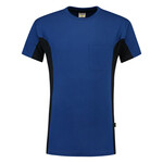 Tricorp T-shirt Bi-Color - Workwear - 102002 - marine blauw/koningsblauw - maat L