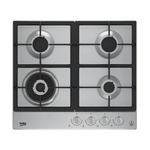 Beko HIAW64325SXNL Gas kookplaat Grijs