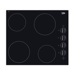 Beko HIC 64100 Keramische inbouwkookplaat Zwart