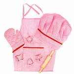 Bigjigs chef&apos;s keukenset roze