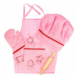 Bigjigs chef&apos;s keukenset roze