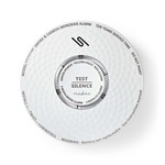Rook- en koolmonoxidemelder | Batterij Gevoed | Batterijlevensduur tot: 10 Jaar | EN 14604 / EN 50291 | Met testknop | 85 dB | ABS | Wit