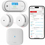 X-Sense Link+ Pro bundel - 2 Slimme rookmelders, 1 Koolmonoxidemelder en Base Station