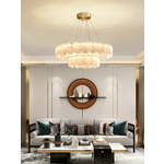 LumiMarble | Elegante Marmeren & Koperen Hanglamp