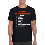 Rubie&apos;s oranje mantel kostuum heren