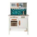 VidaXL Kinderspeelkeuken 84x31x89 cm mdf rood
