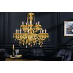 Design kroonluchter CRYSTAL XL 80cm goud 15-armige kroonluchter kristallen lamp - 43168