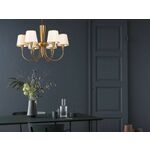 Luster OLGA 6 lampen goud