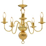 VidaXL Kristallen kroonluchter met wit elegant design (3 lampen)