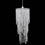 Kroonluchter met kristallen 22 x 58 cm