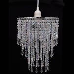 VidaXL Plafondlamp kroonluchter 6 lampjes zwart