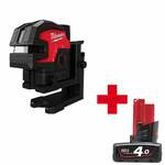 Milwaukee L4 CLL-301C Accu Kruislijnlaser Groen - 4933478098