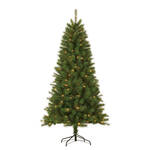 Kerst Bundel - Kunstkerstboom 180 Cm Met Led & 3d Rendier Lichtslang 60 Cm