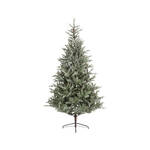 Kunstkerstboom Imperial Pine 180cm, met witkleurige decoratie en lampjes