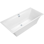 Duravit Darling New kunststof bad acryl hoekmodel voor rechterhoek 190x90x46cm met ommanteling en frame wit 700247000000000