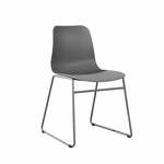 LABEL51 Eetkamerstoel Rimini - Breeze - Kunststof - Oak Metal Woodcover