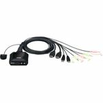 ATEN CS22HF KVM-switch Zwart
