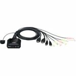 Linksys F1DN104Q Zwart KVM-switch