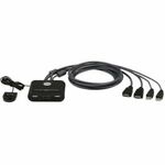 StarTech.com 4-poort USB KVM-switch Zwart met Audio en Bekabeling