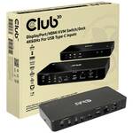 club3D KVM Switch 4K60Hz KVM-switch HDMI Afstandsbediening 4096 x 2160 Pixel