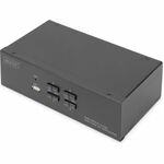 Lindy 39540 KVM-switch Rack-montage Zwart