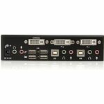 StarTech.com 2-poort DVI USB KVM-switch met Audio en USB 2.0-hub