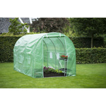 vidaXL Kweekkas 155x298x191 cm aluminium en glas antracietkleurig