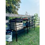 Royal Well kweektafel vrijstaand 165x45x90 cm - groengrijs
